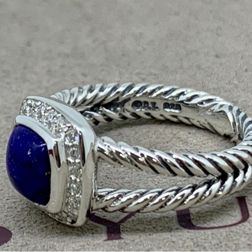 david yurman lapis lazuli petite albion ring